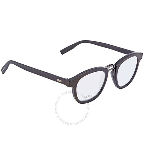 Dior Homme Black Tie Men's Rectangular Eyeglasses